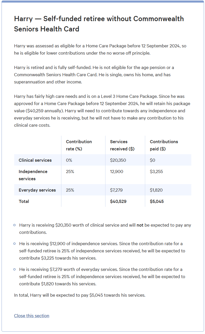 Support-at-Home-Estimator-Self-Funded-Retiree-Sample